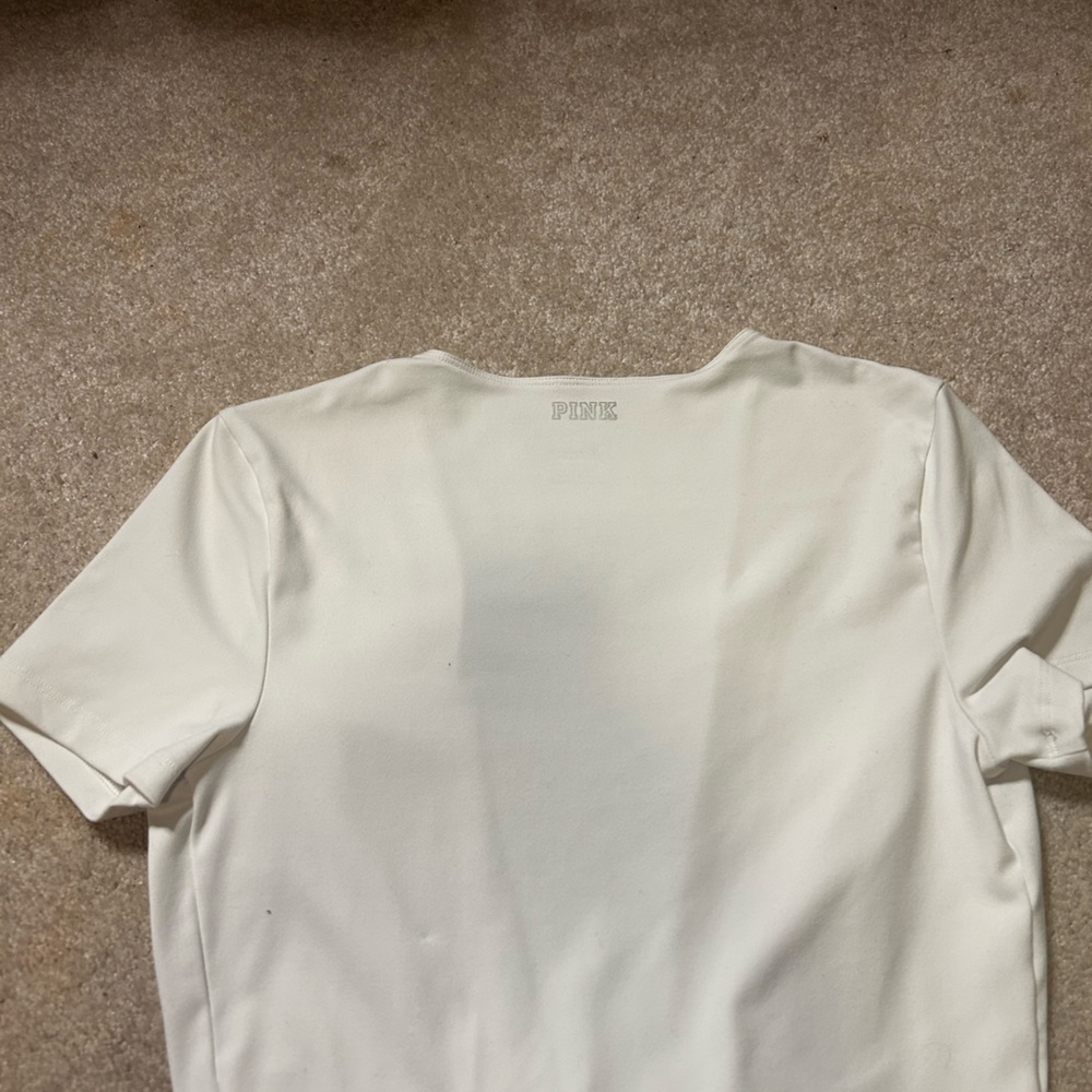 VS/PINK white wrap top